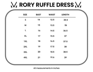 Rory Ruffle Dress - Golden Floral - FINAL SALE