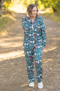 Evergreen Christmas Pajama Set