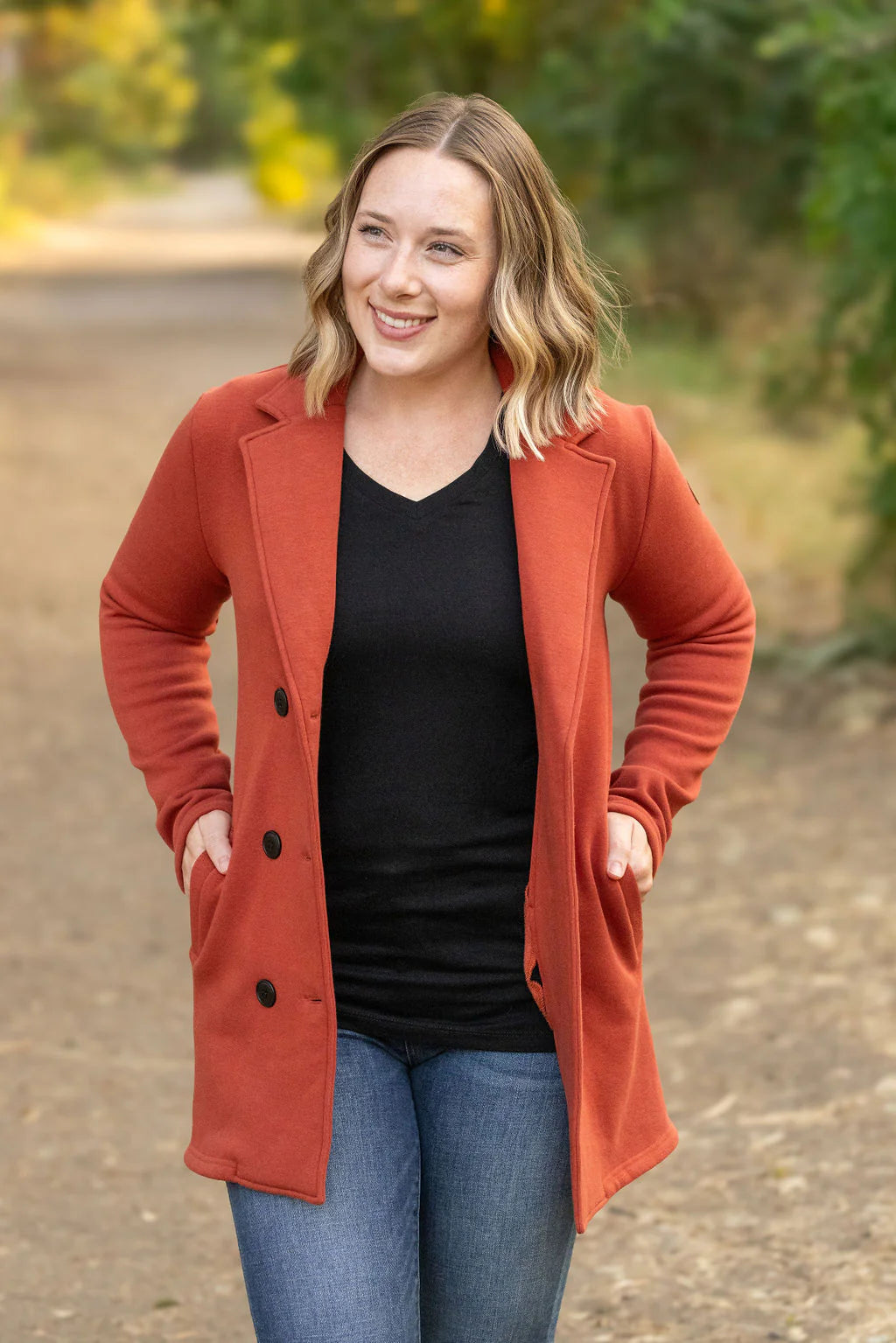 Scarlett Sweater Jacket - Nutmeg