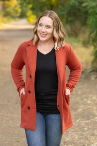 Scarlett Sweater Jacket - Nutmeg