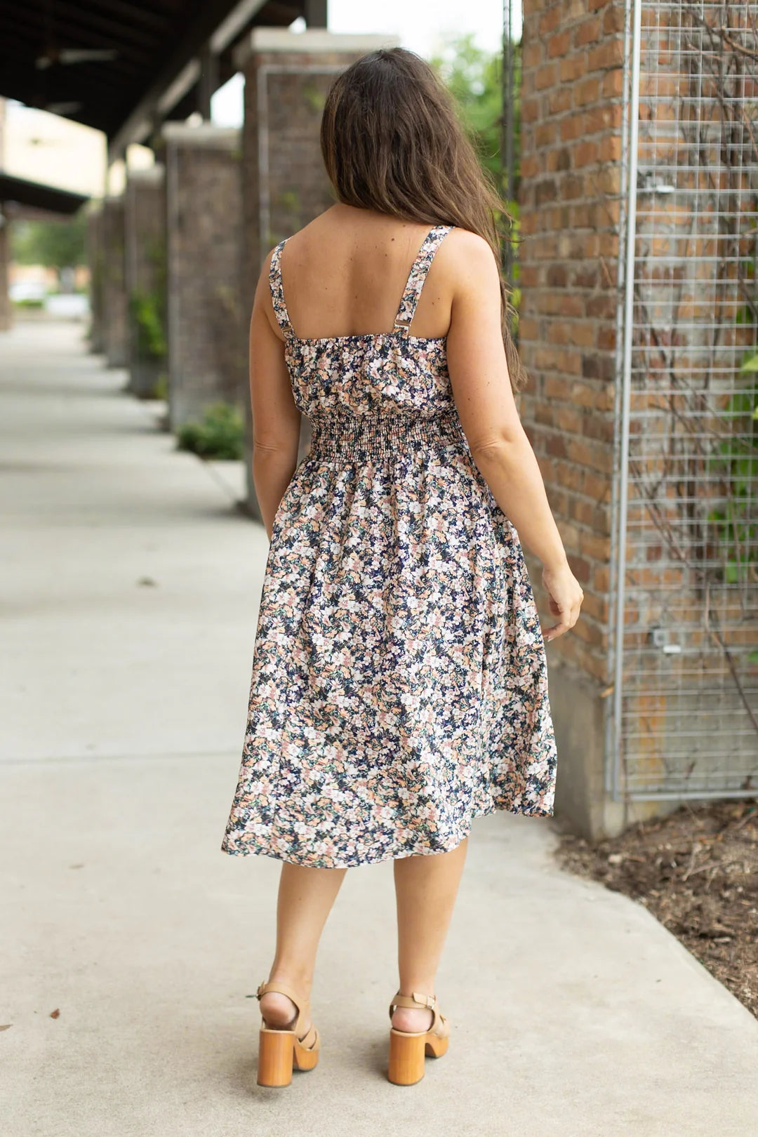 Cassidy Midi Dress - Micro Vintage Floral