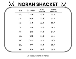 Norah Plaid Shacket - Sunset