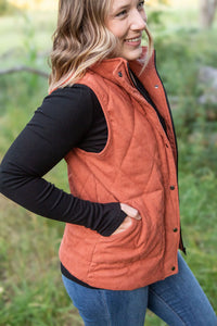 Corduroy Vest - Pumpkin