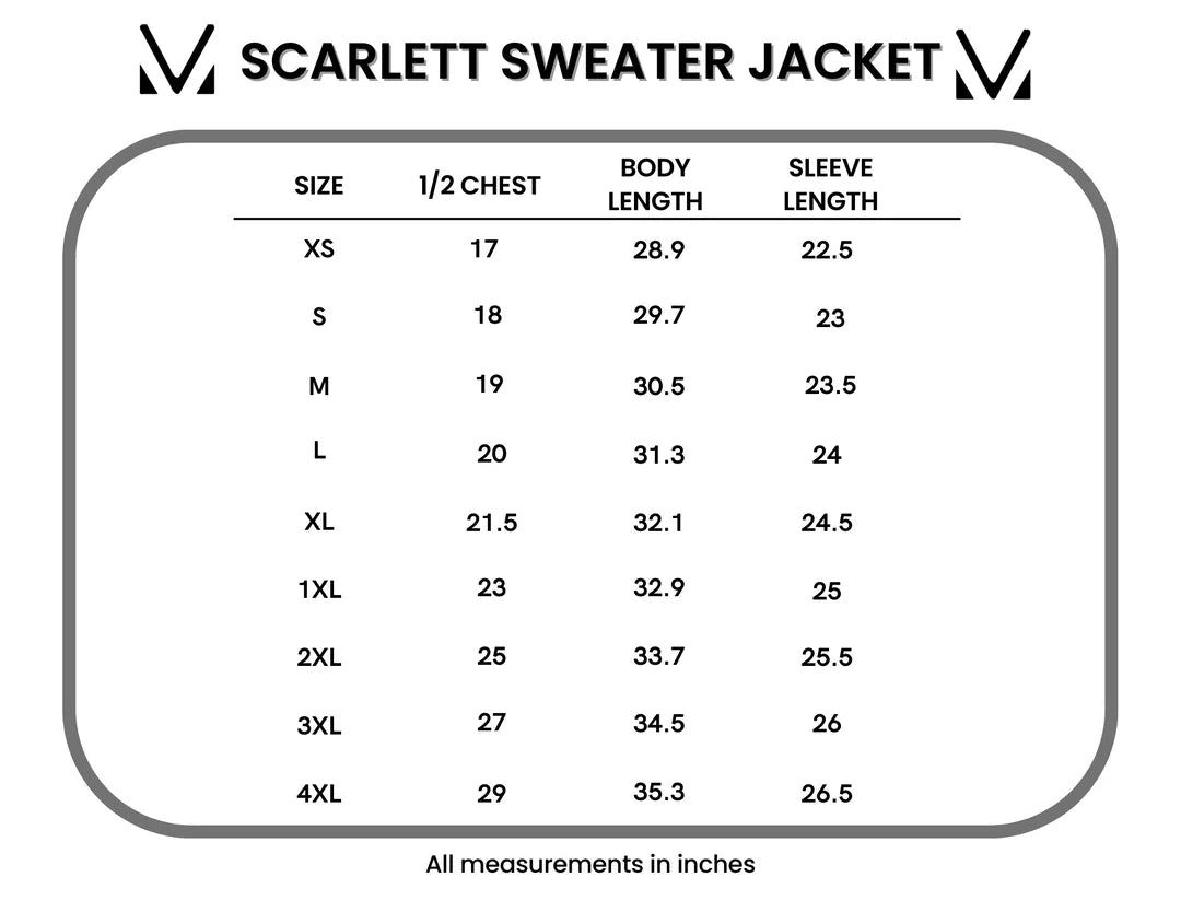 Scarlett Sweater Jacket - Nutmeg