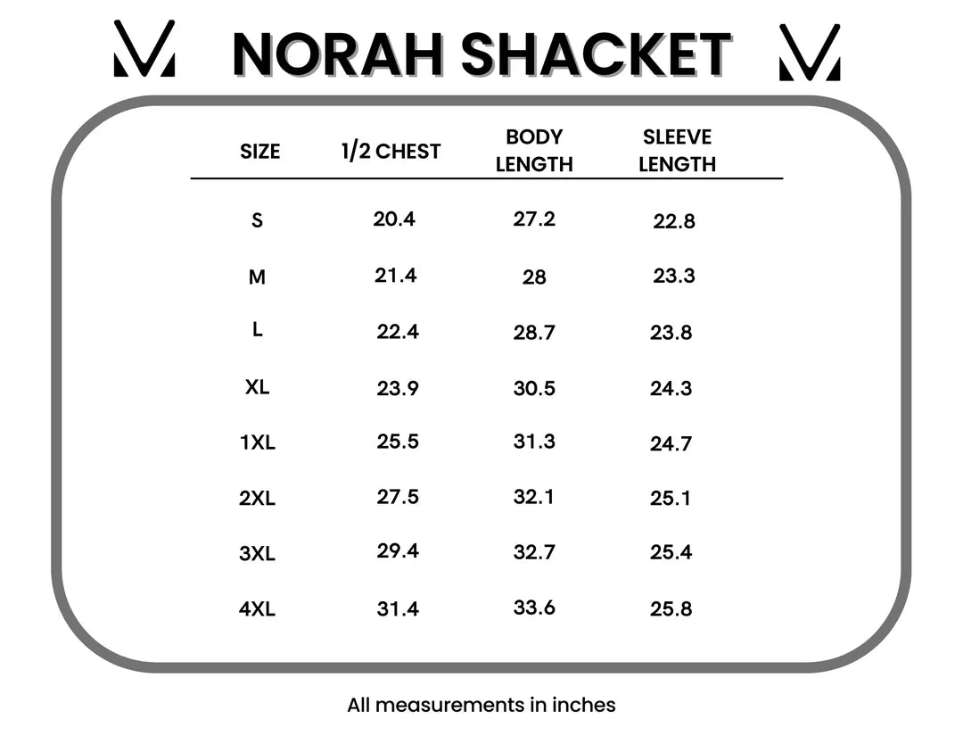 Norah Plaid Shacket - Navy and Tan