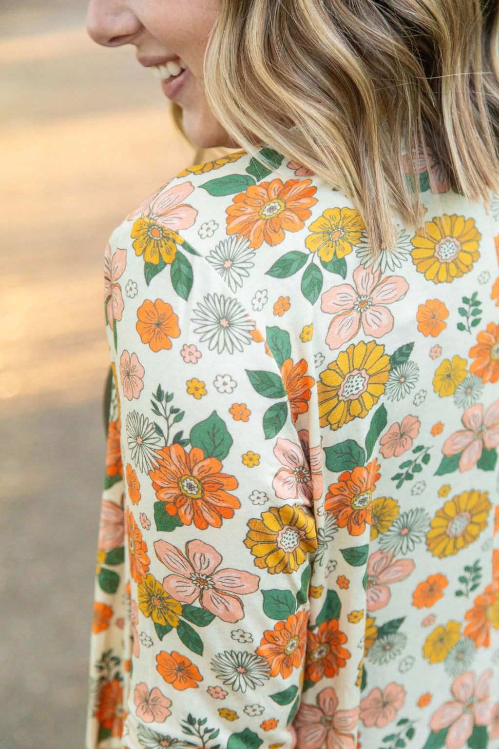 PREORDER - Classic Cardigan - Fall Boho Floral