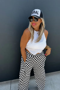 Checkered Pants