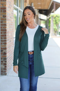 PREORDER - Classic Cardigan - Evergreen