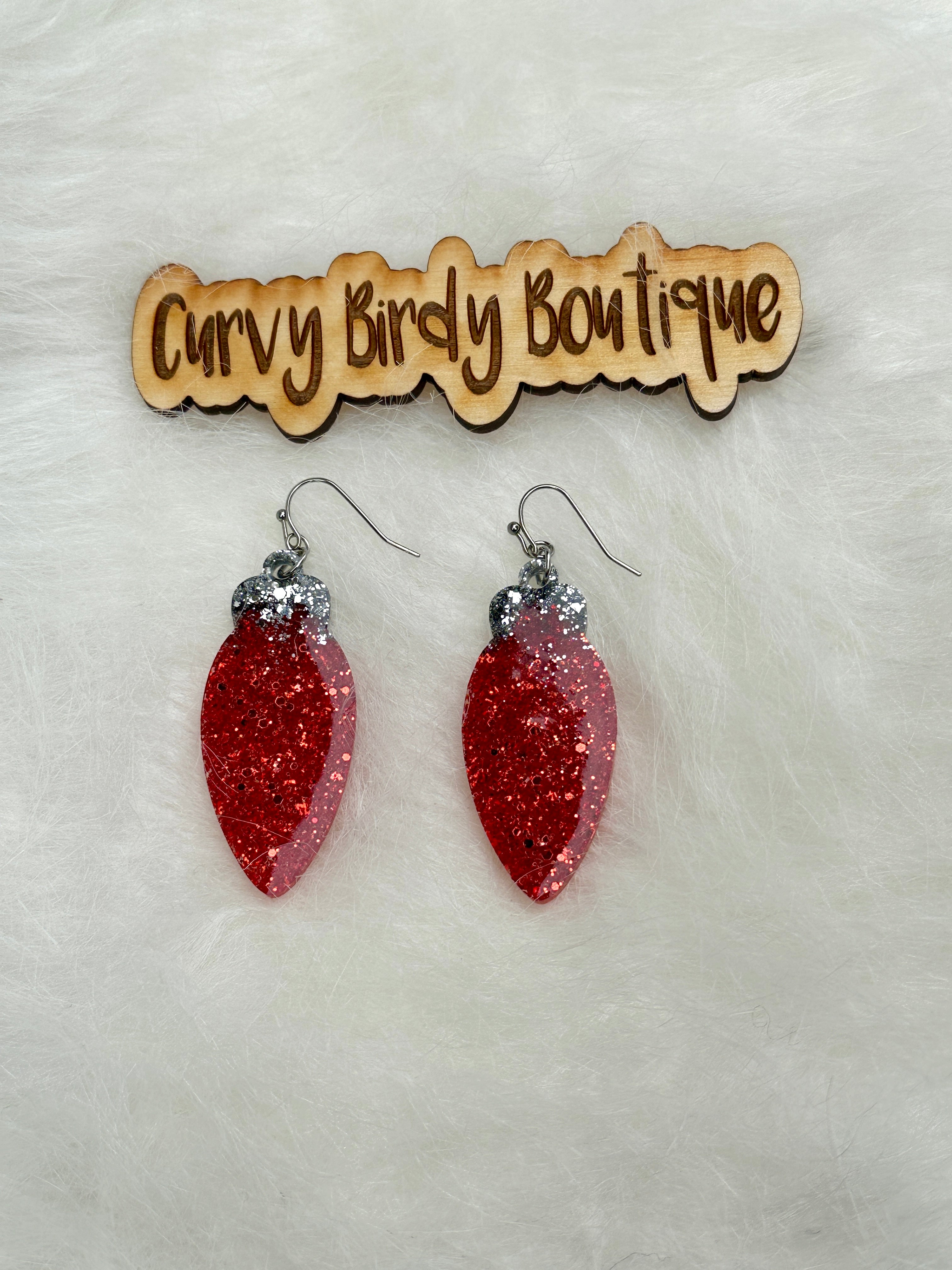 Christmas Ornament Earrings - Hypoallergenic