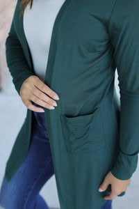 PREORDER - Classic Cardigan - Evergreen