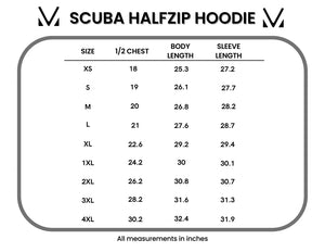 Scuba HalfZip Hoodie - Light Grey