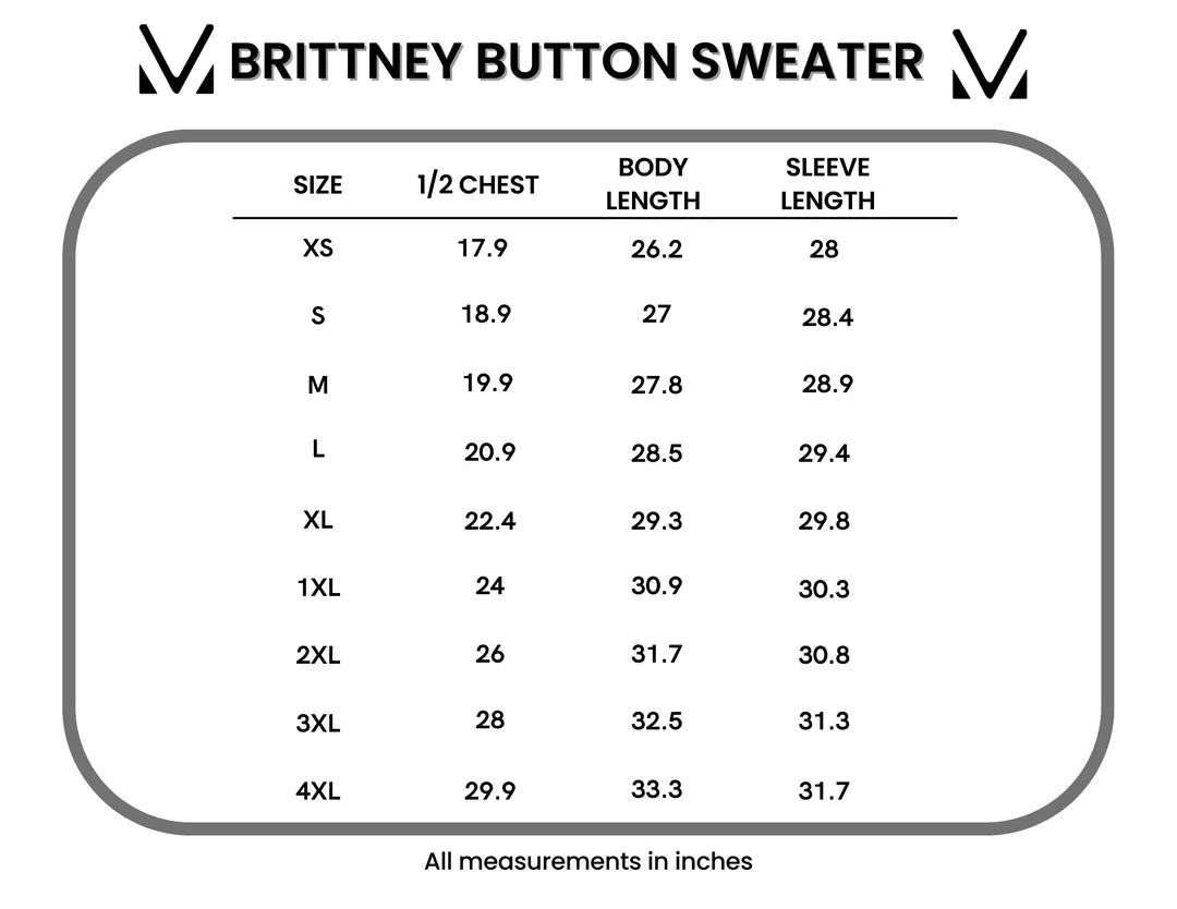 Brittney Button Sweater in Charcoal