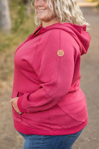 Scuba HalfZip Hoodie - Berry