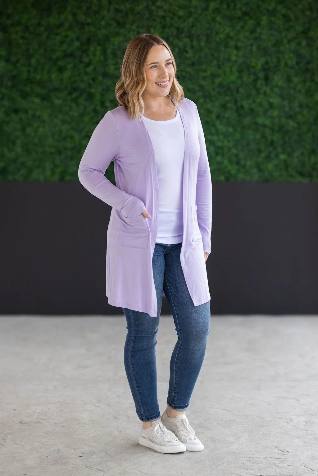 Classic Cardigan - Lavender