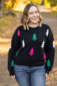 Festive Bright Trees Sweater