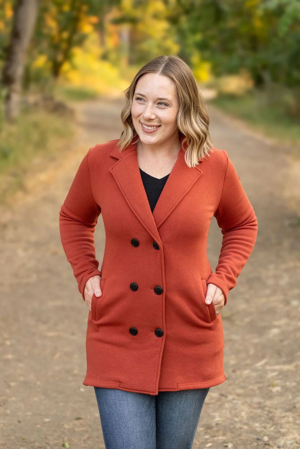 Scarlett Sweater Jacket - Nutmeg