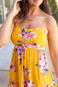 Rory Ruffle Dress - Golden Floral - FINAL SALE