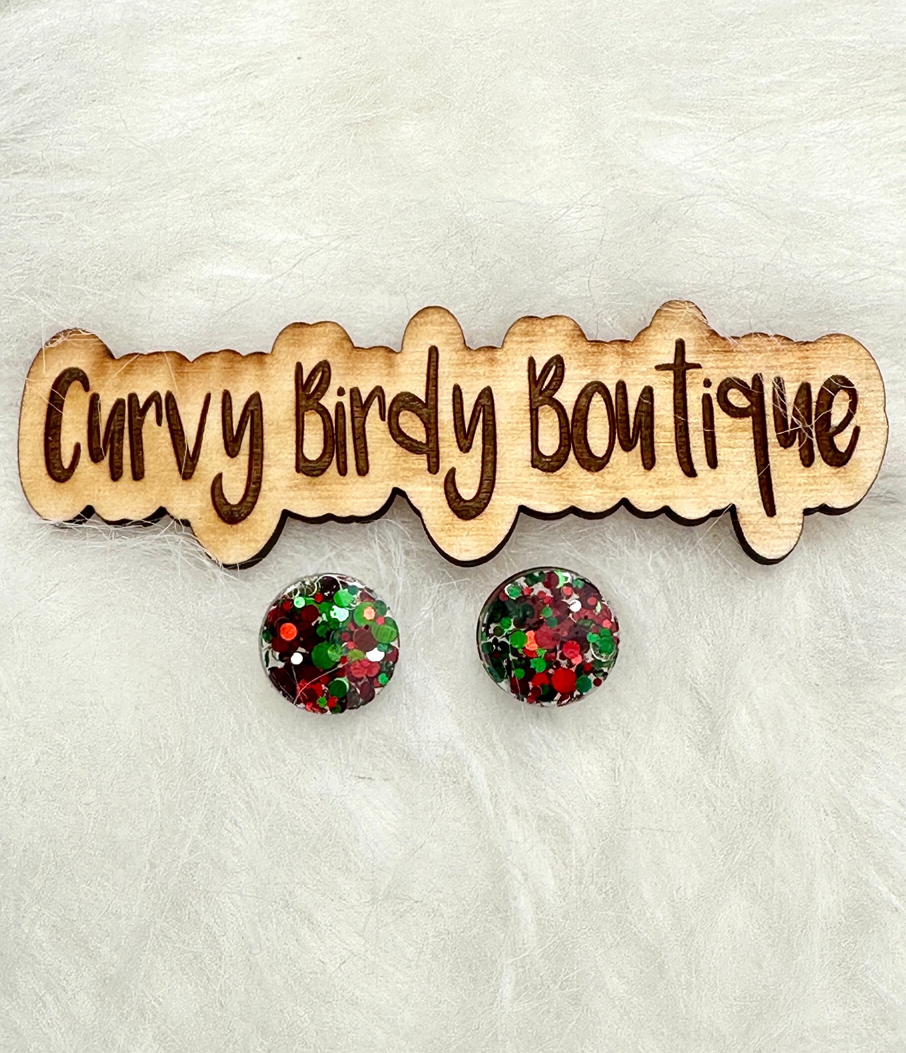 Christmas Super Stud Earrings - Hypoallergenic