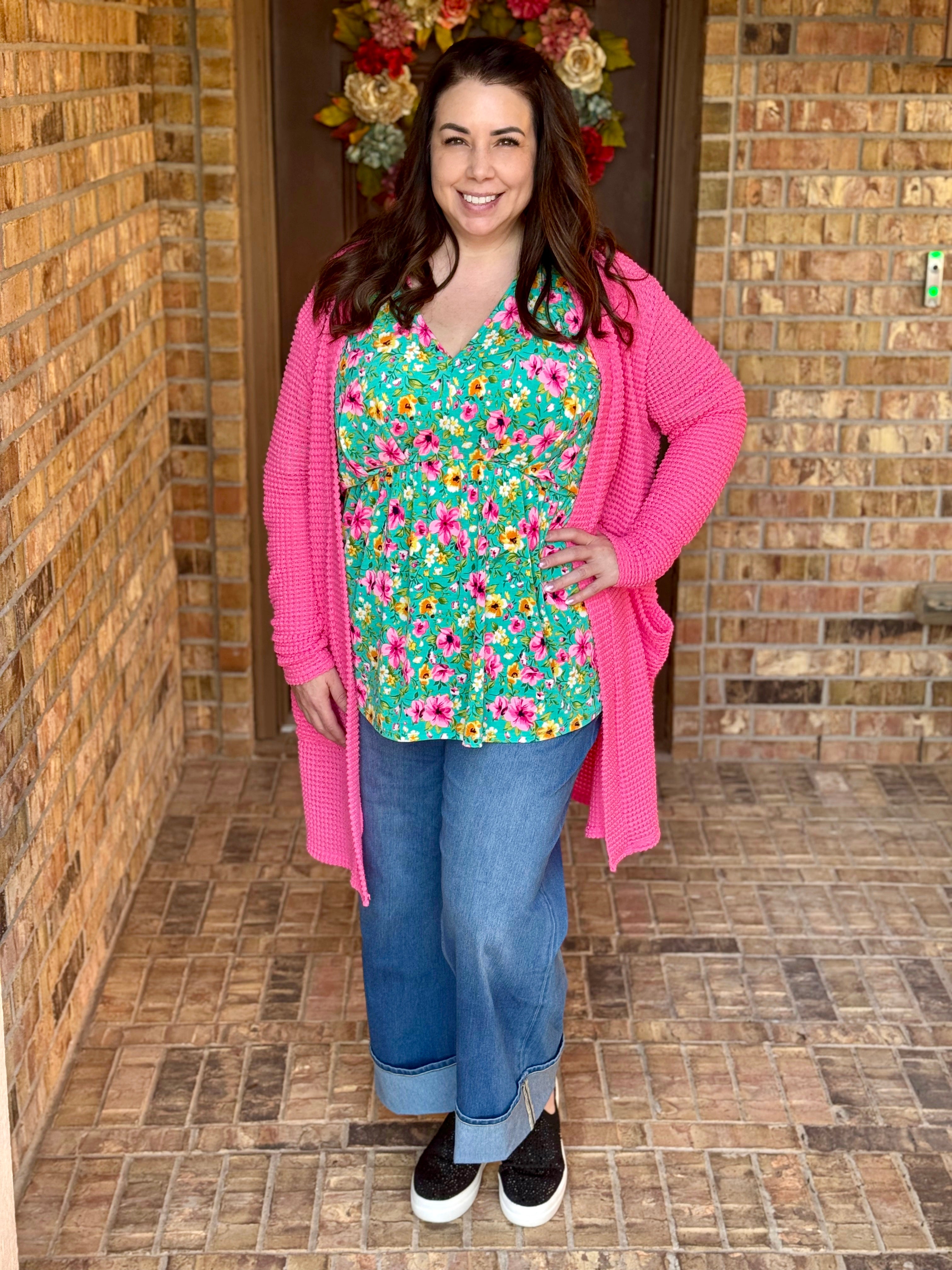 Floral Day Dreamer Top in Mint