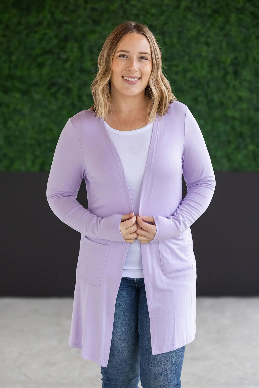 Classic Cardigan - Lavender