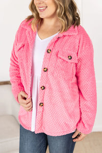 Fleece Shacket - Pink