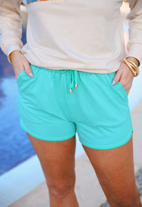 PREORDER-Solid Mint Everyday Shorts