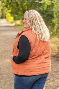 Corduroy Vest - Pumpkin