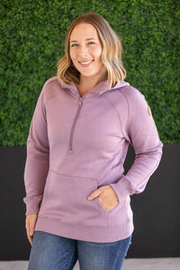 Scuba HalfZip Hoodie - Lavender