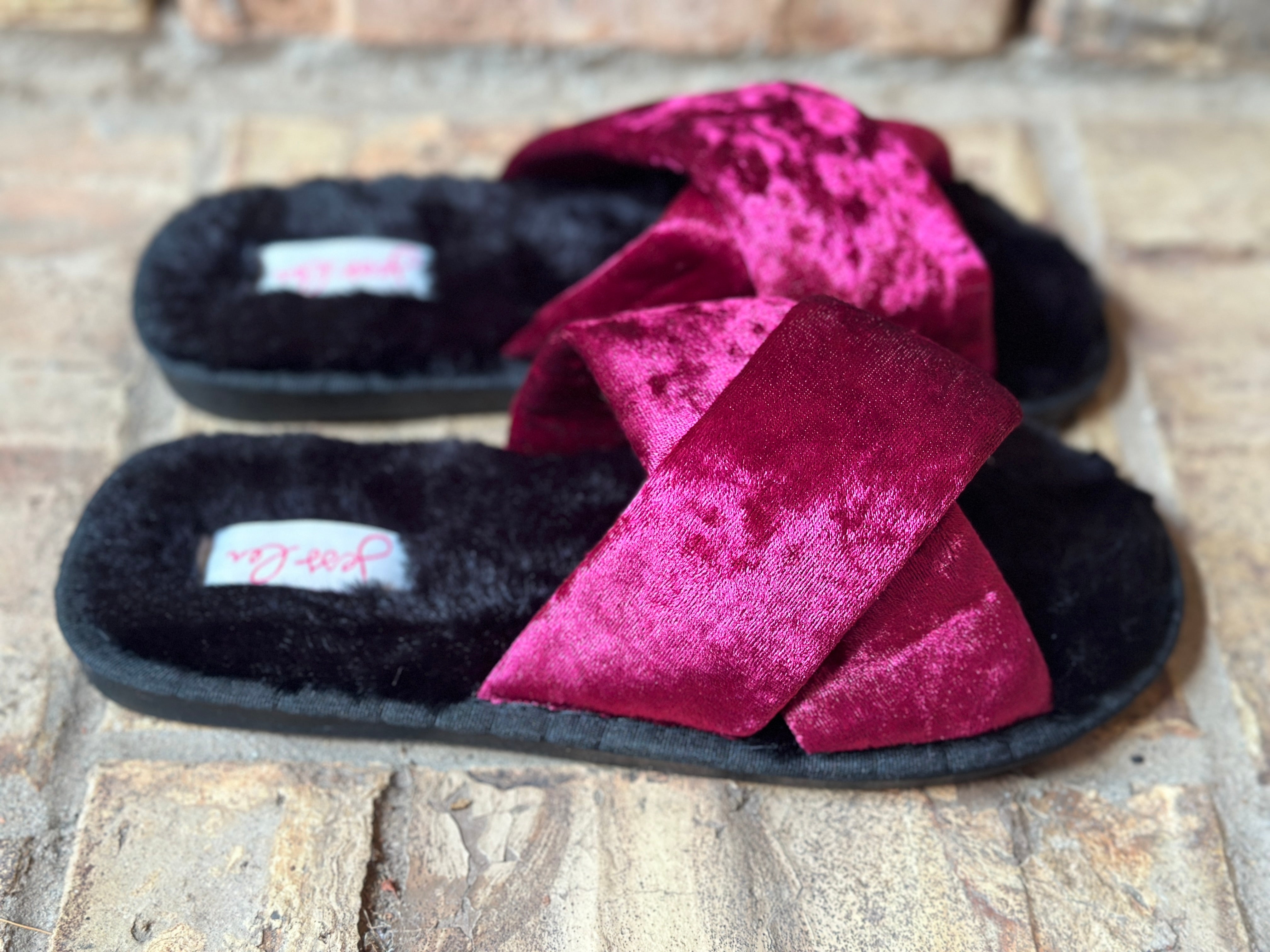 Comfy Velvet Slippers