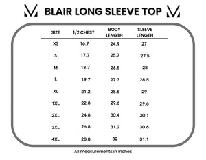 Blair Long Sleeve Top - Camo