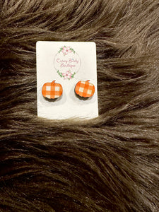 Fall Pumpkin Earrings