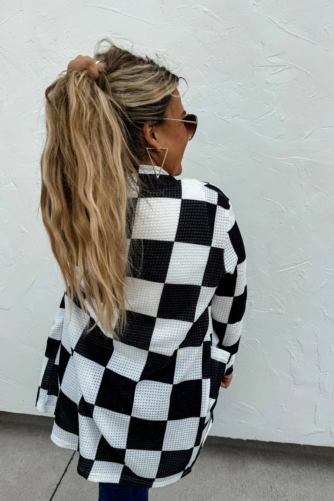 Checkered Lola Cardigan