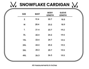 Snowflake Cardigan - Black