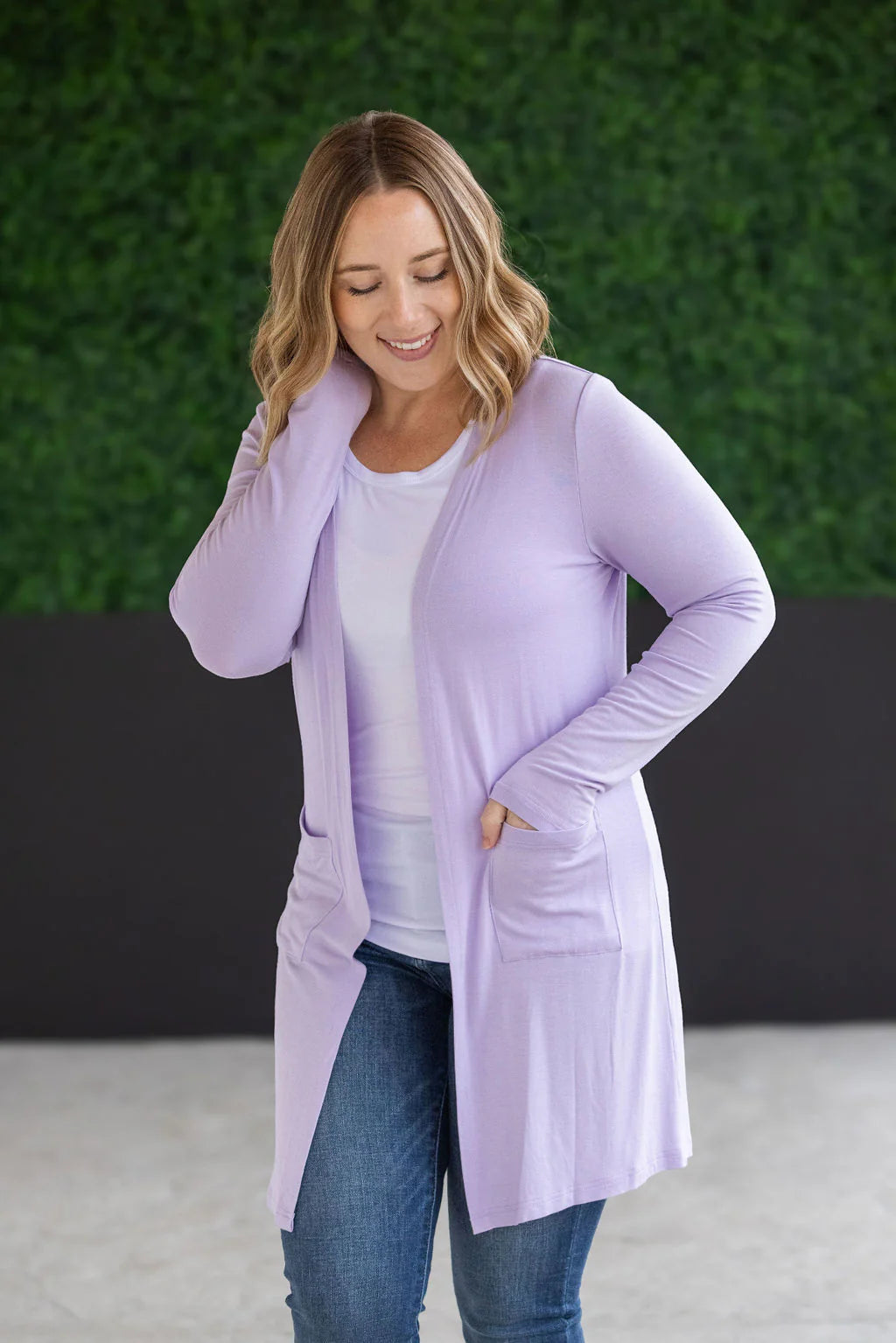 Classic Cardigan - Lavender