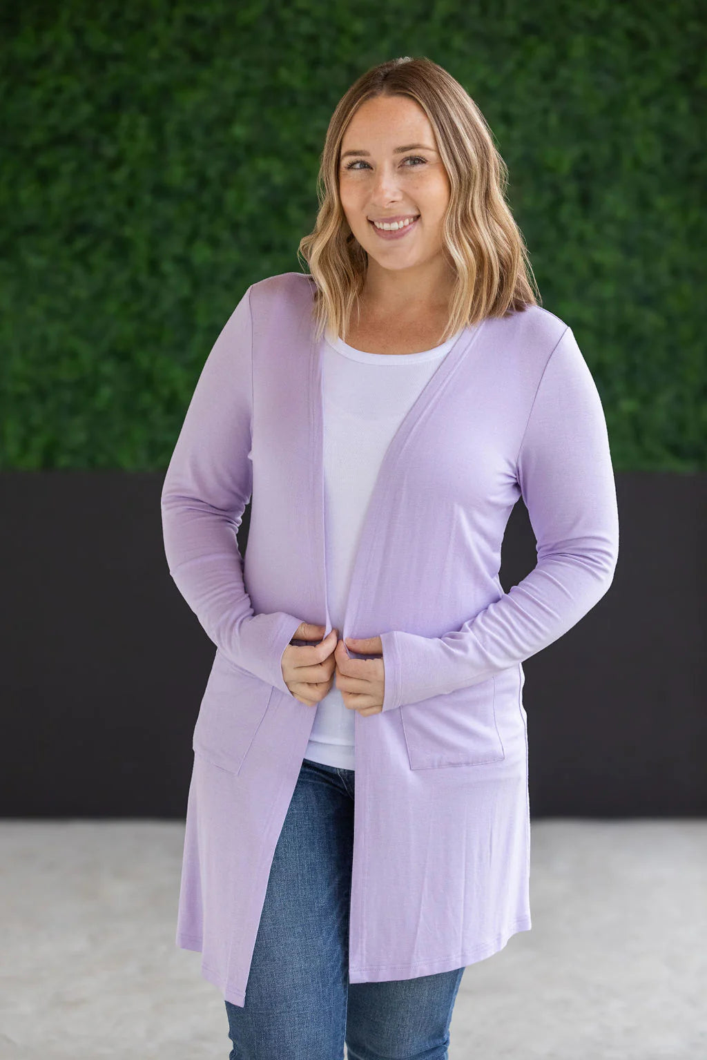 Classic Cardigan - Lavender