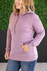 Scuba HalfZip Hoodie - Lavender