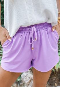 PREORDER-Solid Lavender Everyday Shorts