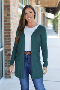 PREORDER - Classic Cardigan - Evergreen