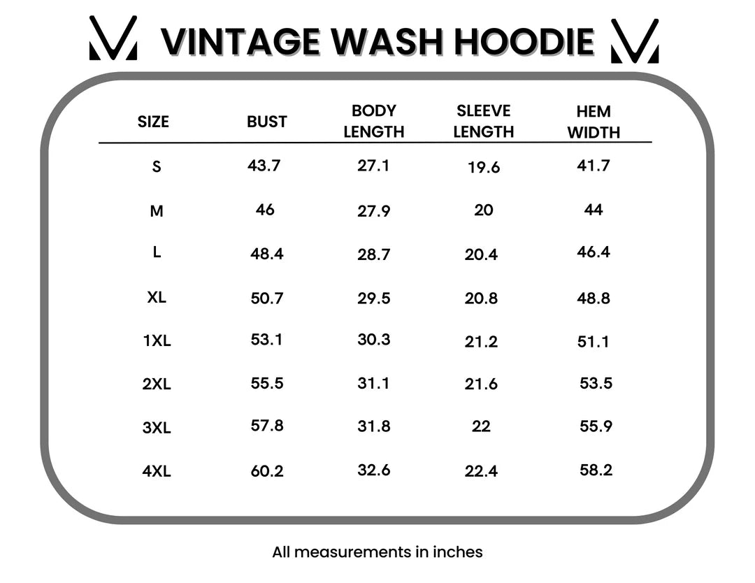 Vintage Wash Hoodie - Hunter Green