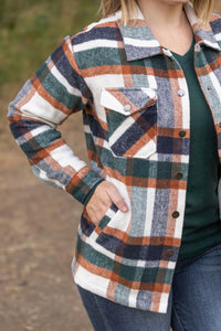 Norah Plaid Shacket - Harvest Plaid