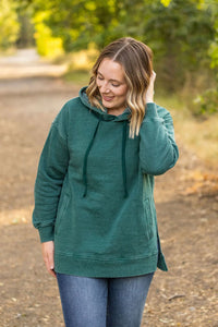 Vintage Wash Hoodie - Hunter Green