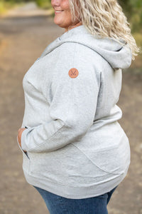 Scuba HalfZip Hoodie - Light Grey