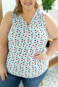 Addison Henley Tank - Hearts