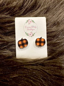 Fall Pumpkin Earrings