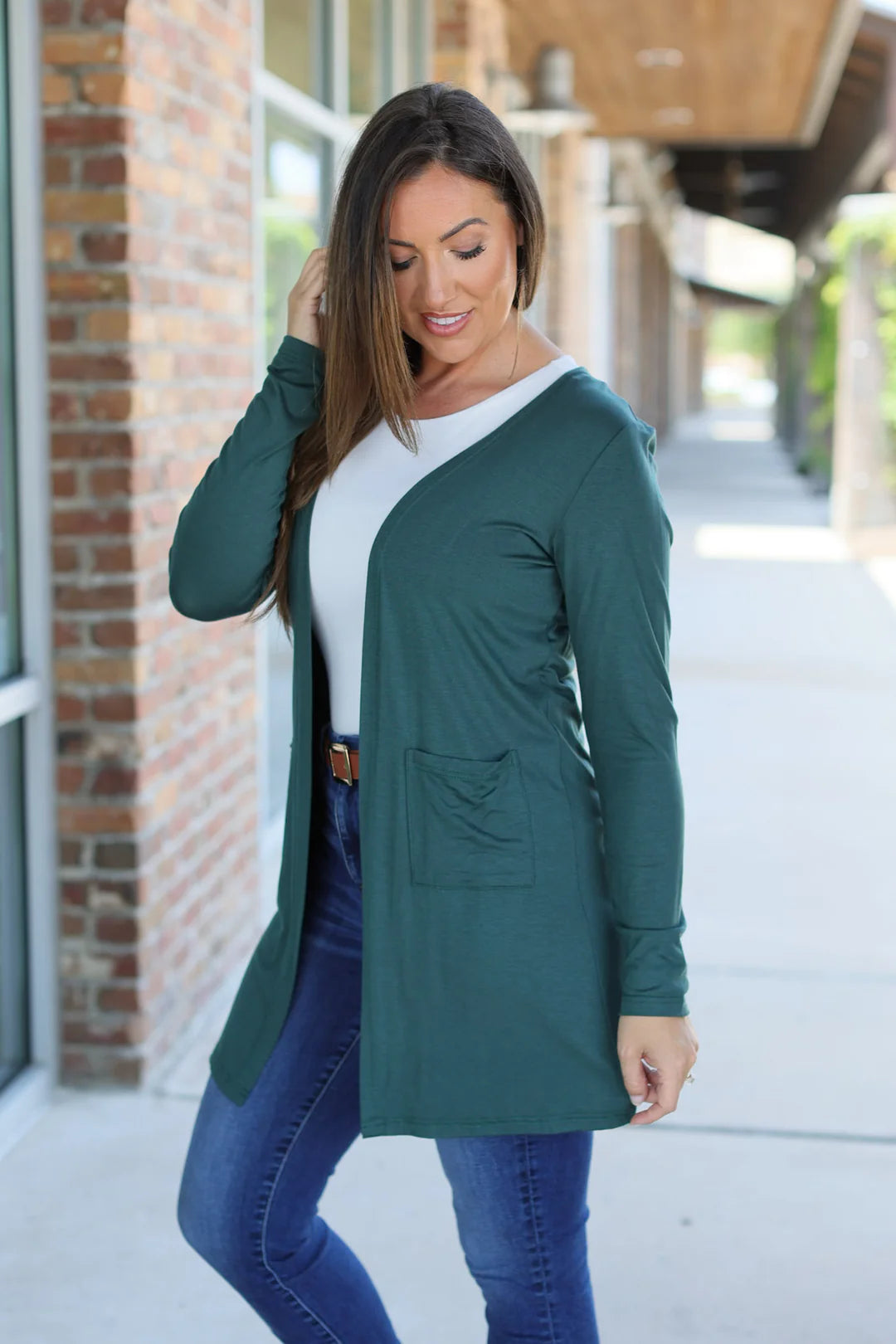 PREORDER - Classic Cardigan - Evergreen