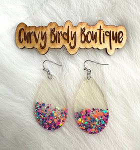 Confetti Earrings - Hypoallergenic