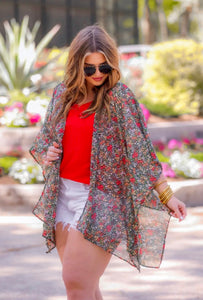 Room To Bloom Floral Kimono