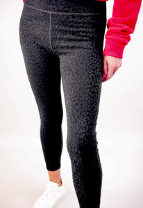 Jess Textured Leopard Leggings