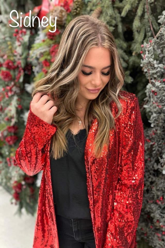 Sequin City Blazer