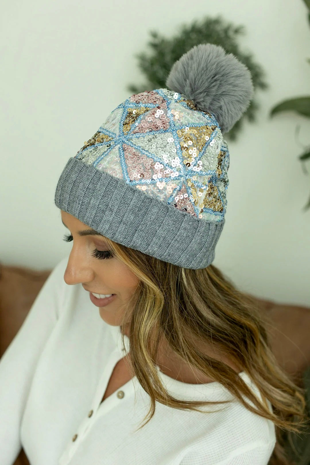 Ren Sparkle Beanie - Grey